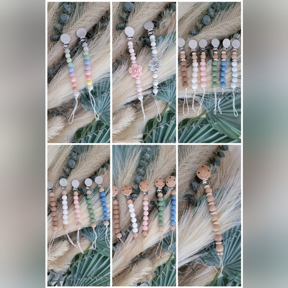 TAYLOR MAE® Non-Toxic BPA Free Pacifier Clips Tethers Holder Baby Teethers - Picture 12 of 17